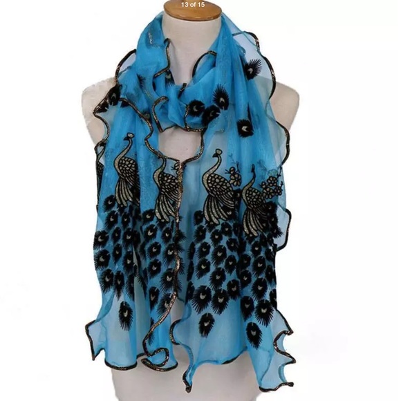 Scarf Light Breathable Beach Shawl Scarves Wrap - Picture 6 of 15